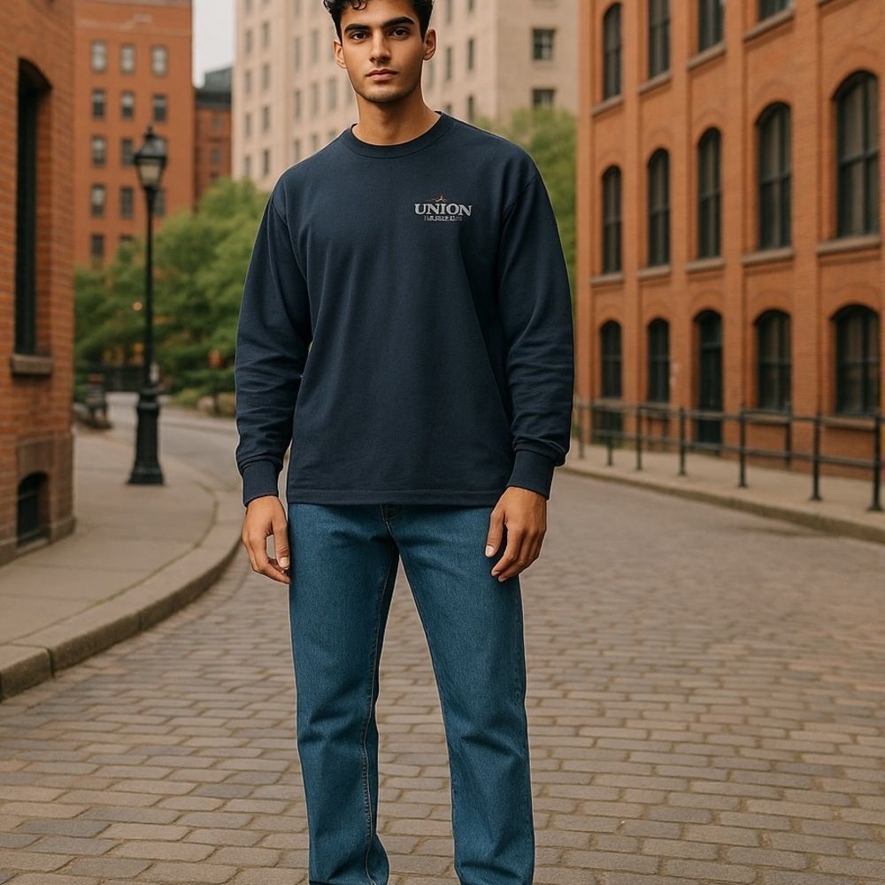 Union Long Sleeve Crewneck T-Shirt Men’s XL
